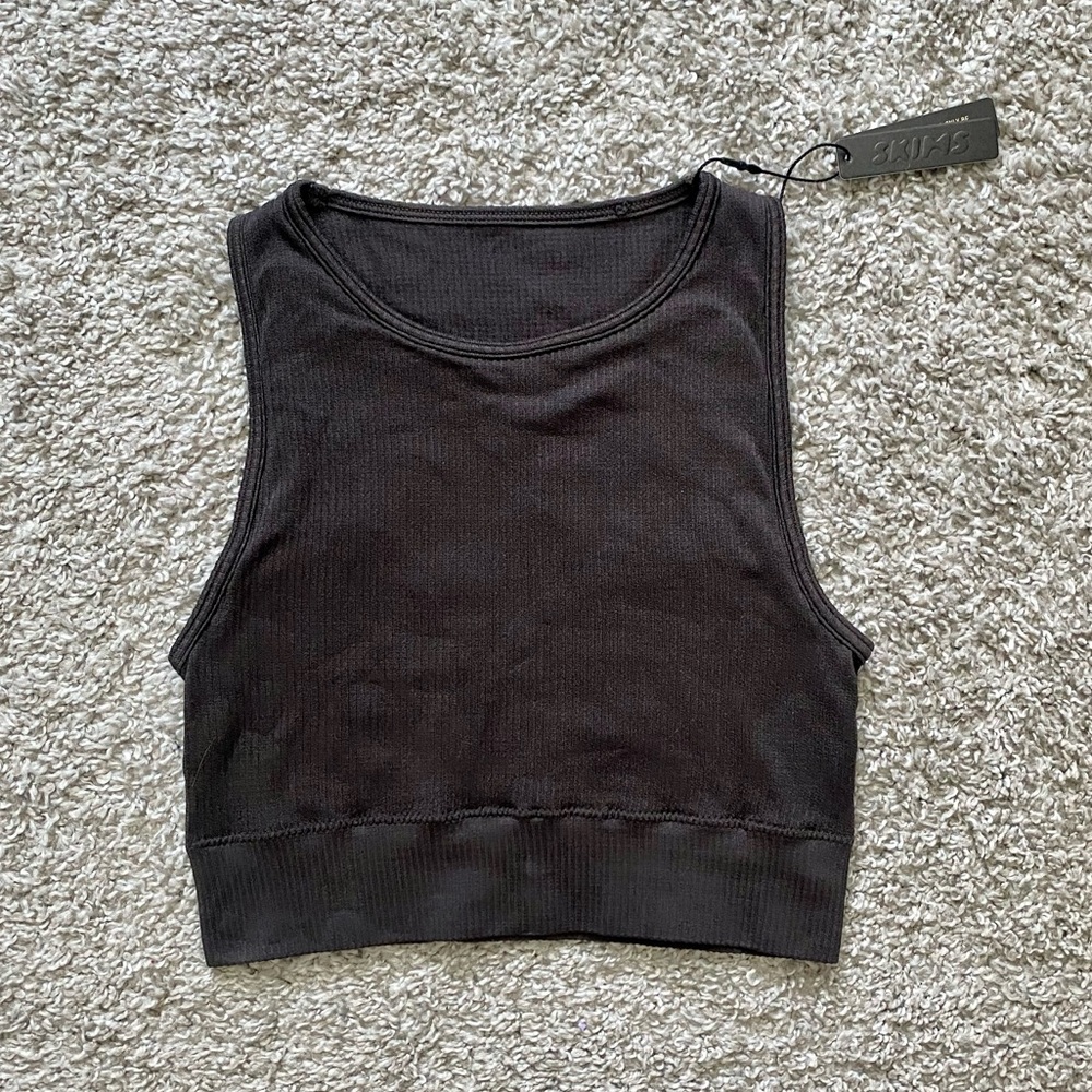 Skims Stretch Rib High Neck Bra
